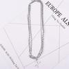 Collar de cadena con colgante de letra W para mujer, estilo hip hop, accesorios decorativos, novedad de 2022