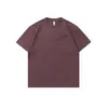 Camiseta Casual Versátil de Algodão com Bambu de Novo Estilo, Manga Curta, Verão Masculina, Solta, Gola Redonda, Bordada, Texturizada