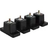 Exportar bases de goma antivibratorias, bases de goma antivibratorias para unidades exteriores de aire acondicionado, juego de cuatro, patas de goma antivibratorias y reductoras de ruido