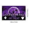 Tela de Fondo Nueva Transfronteriza para Halloween con Decoraciones de Calaveras para Montaje de Ambiente de Fiesta y Carnaval, Tela Colgante, Banderines Colgantes, Banderas