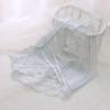 Calcinhas Femininas de Seda de Gelo Sem Costura Semi-Transparentes Estilo Japonês Verão Algodão Fino no Gancho Cintura Média Respiráveis Shorts