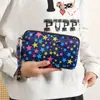 Bolsa de Celular de Camada Única para Atacado com Zíper, Porta-Moedas Longo Feminino, Bolsa de Armazenamento, Bolsa para Guardar Chaves, Estampa Vintage, Portátil
