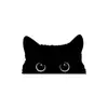 Sticker Decorativo para Coche Gato Negro Divertido de Dibujos Animados Transfronterizo Bloqueador de Rayones para Carrocería y Parachoques