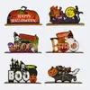 Nuevos Adornos de Letras de Halloween, Decoraciones de Halloween, Adornos de Logo de Madera, Decoraciones para Recepción de Fiestas, Ideas Creativas para el Festival de Fantasmas