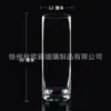 Jarrón Grande Recto de Vidrio Transparente, Estilo Minimalista de Gama Alta, Venta al por Mayor de Lujo Ligero, Decoración Hidropónica de Flores de Pie para Sala de Estar