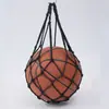 Bolsa premium portátil para rede de basquete, bolsa de futebol, bolsa de vôlei, bolsa de armazenamento para bolas, bolsa de malha espessa bicolor para futebol, basquete e vôlei