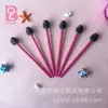 Beiqili color forma de manzana esférico desechable cepillo para pestañas rollo de pestañas fábrica herramienta de cepillo de maquillaje suministro