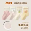 Calcetines Nuevos para Bebé de Primavera y Otoño 10A Calcetines Antibacterianos para Bebé Calcetines de Algodón para Niño de Dibujos Animados Calcetines para Recién Nacido de Otoño e Invierno