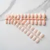 Nuevos Parches para Uñas 24 Piezas Color Puro Brillantes Ovalados Cortos Parches de Manicura Removibles Parches de Uñas Terminados Usables Parches de Uñas Postizas