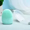 Limpador Facial de Silicone Elétrico Escova de Lavar Rosto Limpador de Poros Bateria Limpador Facial à Prova d'Água Massagem Beleza Lavador Facial