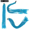 Coleta Gradiente de Siete Colores Coleta Trenza Pequeña Trenza de Color Sucio Coleta Tocado Personalizado Hip Hop Trenza de Tres Hilos