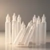 Botellas en forma de bolígrafo con tapa de cristal de PE al por mayor, botellas de plástico, botellas portátiles dispensadoras de aceites esenciales, botellas gotero de grado alimenticio, botellas de pegamento