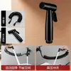Grifo para Fregadero de Lavadero con Pistola de Rociado para Balcón, Baño, Inodoro, Pistola de Agua para Lavado a Presión con una Entrada y Dos Salidas, Potenciador de Presión