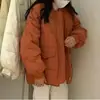 Jaqueta de Baseball Feminina de Algodão Nova Design Estilo Coreano Solta Regular Jaqueta Puffer Casaco Casual de Alta Qualidade