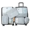 Nova Bolsa de Armazenamento de Viagem Catiônica Conjunto de Sete Peças Bolsa de Armazenamento para Organização de Roupas de Bagagem