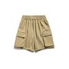 Pantalones cortos de trabajo con bordado de letras de montaña para exteriores, marca de moda para hombre, pantalones de verano 2023, pantalones cortos rectos casuales sueltos