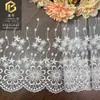 Nova decoração de cortina e janela, acessórios de bordado para vestido de noiva, acabamento de renda 35cm, bainha de saia de renda, acessórios de vestuário em estoque