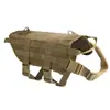 Roupas Táticas para Cachorro Repelente à Água Suprimentos para Cachorro Colete para Cachorro Colete para Animal de Estimação Cachorro Grande Roupas para Cachorro Tração K9