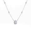 [Serie Punto de Estrella] Mismo Estilo Collar para Mujeres Plata de Ley S925 Circonita Lujo Accesible para Mujeres Cadena de Clavícula de Nicho Venta al por Mayor