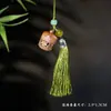 Madera Huanghuali Africana Talla Hueca Sachet Calabaza Florero Colgante Difusor Joyería Llavero Colgante