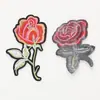 Explosiones transfronterizas bordado por computadora tela de rosas pegatinas accesorios hechos a mano para DIY decoración de bolsa fábrica directa en stock al por mayor