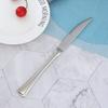 Talheres de Aço Inoxidável 304 Não Magnético de Qualidade Alimentar, Faca, Garfo e Colher, Utensílios de Mesa Domésticos Espessos, Jogo de Colheres de Alto Valor, Talheres