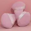 Pequeno Triângulo Pó Puff Pó Puff Pó Puff em forma de leque Pó Puff denso Pó Puff curto de pelúcia Pó de maquiagem de flocagem de algodão puro Ferramenta de fronteira cruzada