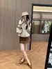 Camiseta Manga Curta Feminina Estilo Coreano Solta Falsa Duas Peças com Alça de Renda Top Feminino Redutor de Idade Versátil Pulôver Pequeno Feminino Mulheres