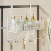 Estante de almacenamiento para baño, instalación sin taladro detrás de la puerta de la ducha, organizador multicapa de gran capacidad para gel de ducha y champú