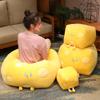Almofada de Queijo Manteiga Cubo Travesseiro de Cama Almofada para Cabeceira de Cama Almofada Lombar para Costas para Meninas Travesseiro de Dormir para Estudantes