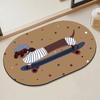 Alfombrillas Personalizadas para Perros Salchicha, Alfombrillas Antideslizantes para Baño y Tocador, Alfombras de Baño, Felpudos Absorbentes de Diatomeas para Puerta de Baño