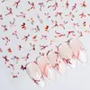 Adesivos de Unha de Laço Dourado com Folha de Ouro e Verso Adesivo, Simples e Versátil para Nail Art com Laços Acessórios Dh675