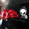Adesivo de carro engraçado com caveira, adesivo decorativo para carroceria de carro, adesivo refletivo, provocação de Cavaleiro Fantasma transfronteiriço