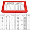 Caja de Reparación de Juntas Tóricas de Caucho de Nitrilo 419 Resistente al Desgaste, Resistente al Aceite, Resistente a Altas Temperaturas Juego de Anillos de Goma Impermeables Sello de Aceite para Reparación de Automóviles