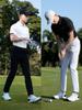 PGM Golf Camiseta Polo de Hombre de Primavera y Verano de Secado Rápido para Hombre Tejido Elástico Camiseta de Manga Corta Ropa Deportiva