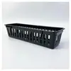Caja de Almacenamiento Organizador de Artículos Varios para Escritorio Cesta Caja de Almacenamiento Rectangular para Cosméticos Estilo Japonés Plástico Hueco Cesta de Almacenamiento para Cocina