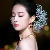 Mismo Estilo de Liu Yifei Tocado de Gypsophila Pasador Tocado de Flor Artificial Pasador Vestido de Princesa Castillo Pintura al Óleo Tocado