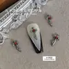 Joia de Liga para Nail Art Transfronteiriça Estilo Punk Escuro Retrô Corvo Coração Cruz Caveira de Halloween Decoração