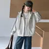 Ropa exterior de otoño para niñas 2026 nuevo top con capucha deportivo casual elegante para niños mayores, chaqueta de rayas de otoño