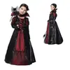 Fantasia Cosplay de Halloween Máscara de Natal Fantasia de Baile G-0108 Rainha Maligna Vestido de Princesa