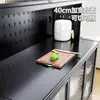 Gabinete de almacenamiento multifuncional de pie para cocina, gabinete de almacenamiento multicapa de pared para el hogar, gabinete de almacenamiento a prueba de polvo para balcón con luces