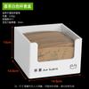 Caja de almacenamiento de acrílico de cinco piezas, blanco y negro, para pajitas, pañuelos, cucharas, tienda de té con leche, café, comercial