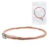 Cordas de Guitarra de Madeira, Cordas de Cobre Vermelho, Cordas de Latão, Cordas Coloridas, Cordas Universais para Guitarra, um Conjunto de Seis Cordas, à Prova de Ferrugem e Não Fáceis de Quebrar, Cordas de Guitarra