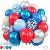Conjunto de 50 Balões de Látex Espessos Transfronteiriço, Conjunto de Balões Flutuantes de Hélio, Adereços de Decoração de Aniversário