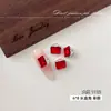 Accesorios K9 crystal rectangulares largos apilados con pedrería para arte de uñas, rosa claro brillante, azul, rojo rosa, sin base, pequeñas bolas de pedrería apiladas para arte de uñas tipo caramelo de roca