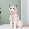 Roupa Cirúrgica para Gatos Roupa de Esterilização para Pets Gata Fêmea Desmame Anti-Lambedura Anti-Lambedura de Pelo Roupa Pós-operatória Suprimentos Pós-operatórios para Pets