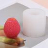 Kit DIY Série Frutas Vela Perfumada Sabor Lichia Mousse de Chocolate Enfeites Decorativos Fabricação Molde de Silicone
