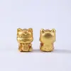 Cor Forte que se Mantém Dourado Areia Cinco Bênçãos Cavalo Contas Espaçadoras Dourado Areia Cor Dourada Contas da Fortuna Pulseira para Mulheres Acessórios de Joias DIY Conjunto de Contas