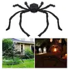 Adereços de Halloween Aranha Teia de Aranha Pegadinha Aranha Grande Artificial Brilhante Decoração de Bar Quarto Aranha de Pelúcia