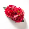 Peine de Flores Precioso Transfronterizo para Mujer, Perfecto para Sesiones de Fotos en la Playa, Accesorios para el Cabello de Novia, Peine Lateral para Recogidos